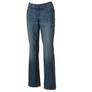Women's Jeans Sonoma Boot cut size 2 short NEW